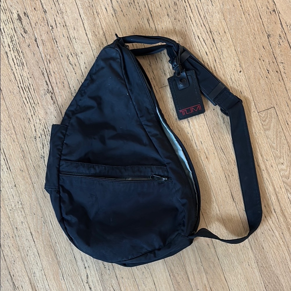 Tumi Black Backpack Sleek Durable Design